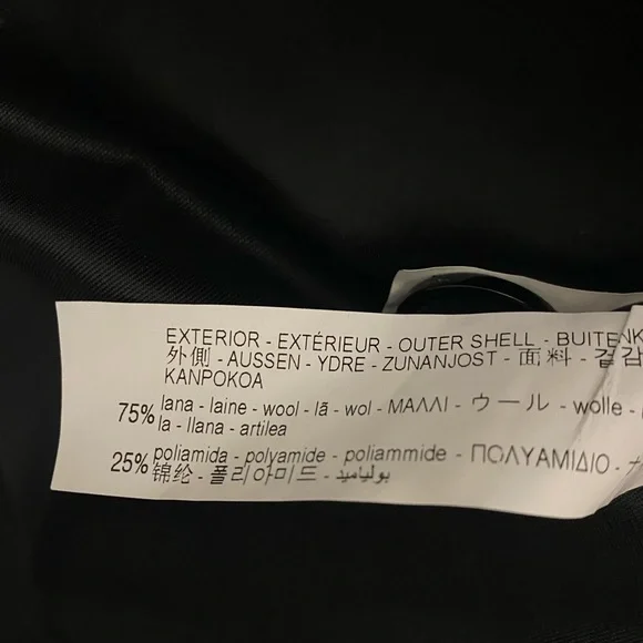 Zara Camel Wool Coat with Wrap Collar